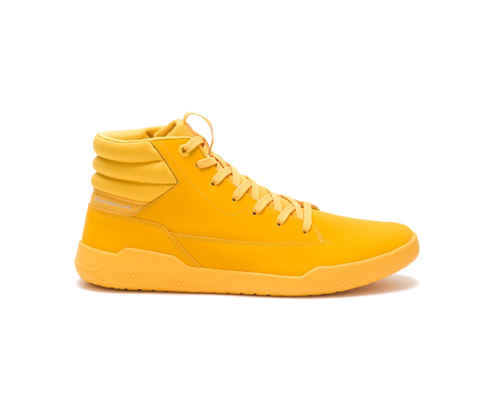 Men's Cat CODE Hex Hi Shoes Yellow | 019FBDKQY