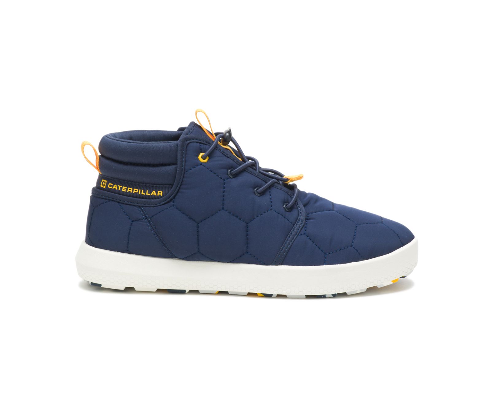 Men's Cat CODE Scout Mid Shoes Blue | 187EYFNTX