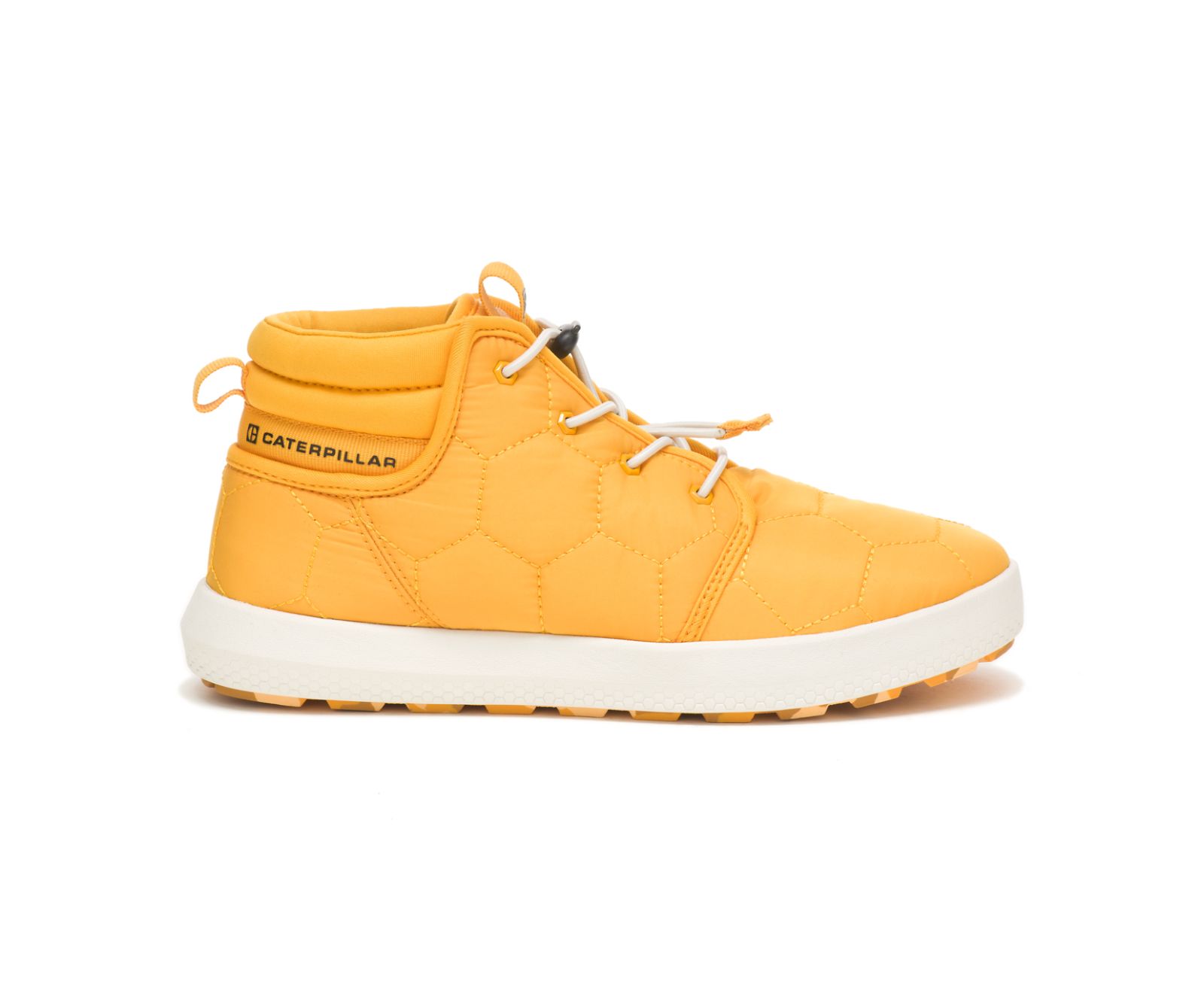 Men's Cat CODE Scout Mid Shoes Yellow | 706OTZKCH