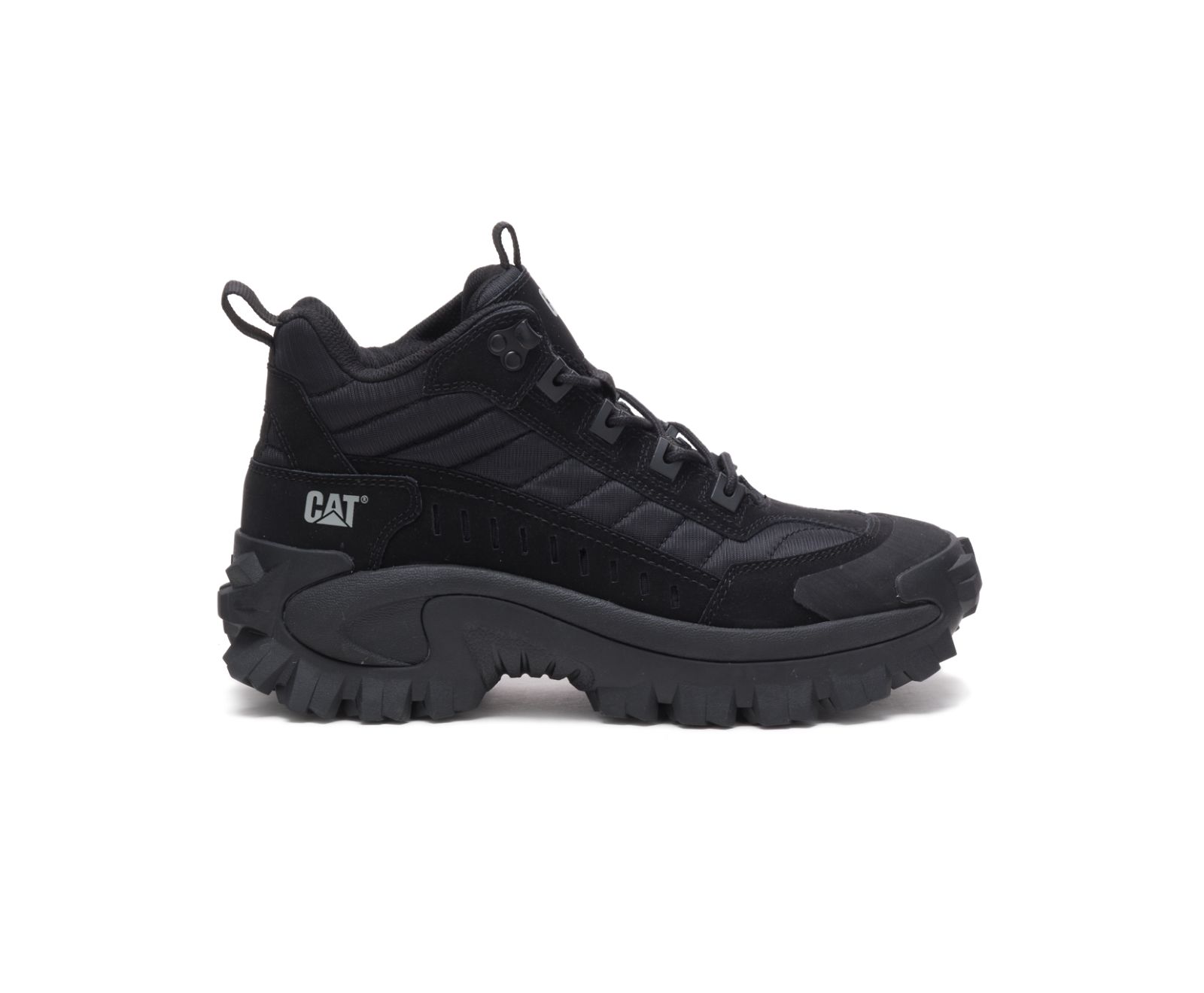 Men's Cat Intruder Mid Shoes Black | 641GHMWVC