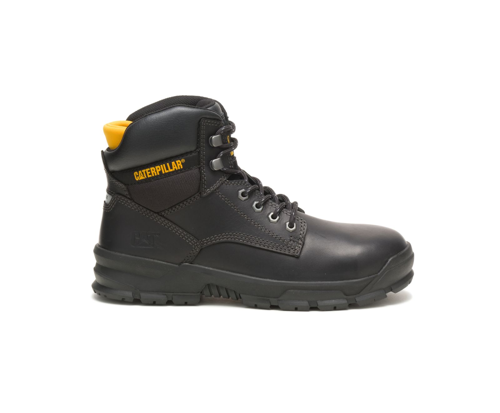 Men's Cat Mobilize Alloy Toe Work Boots Black | 458AMNBTJ