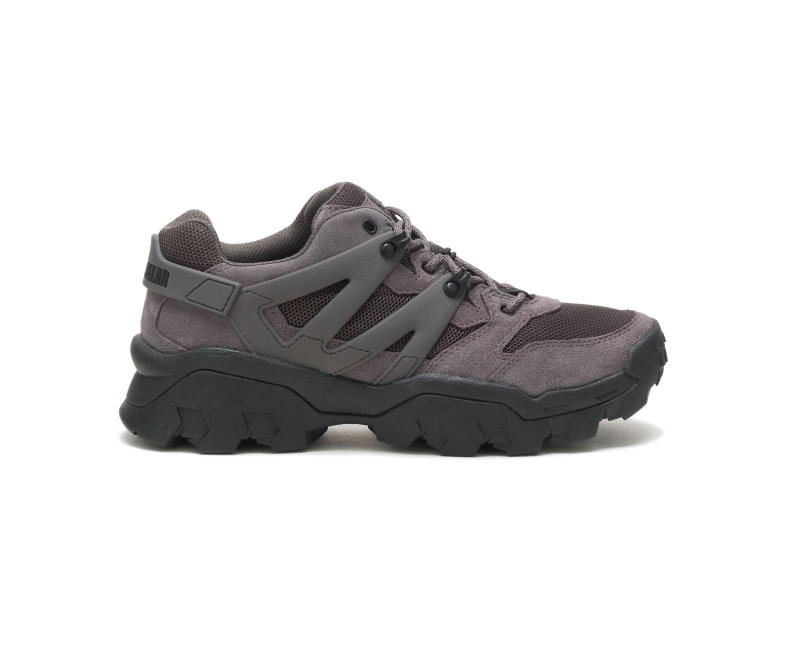 Men's Cat Reactor Shoes Dark Grey | 437DKCHSI