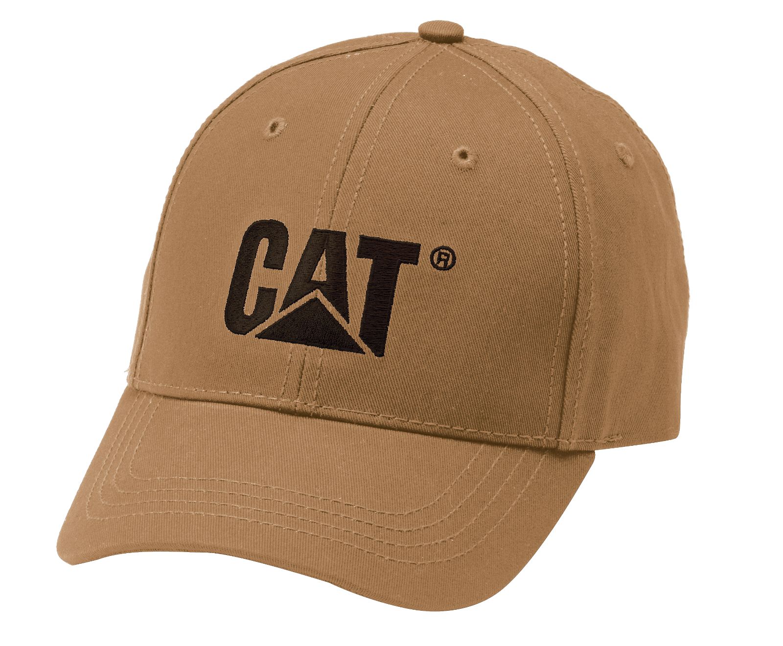 Men's Cat Trademark Cap Hats Brown | 132VOXCHI