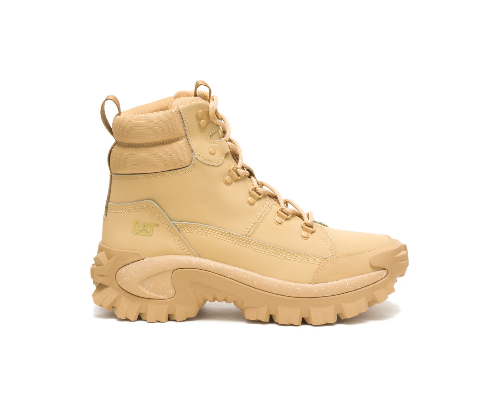 Men's Cat Trespass Boots Deep Yellow | 578WFAXKU