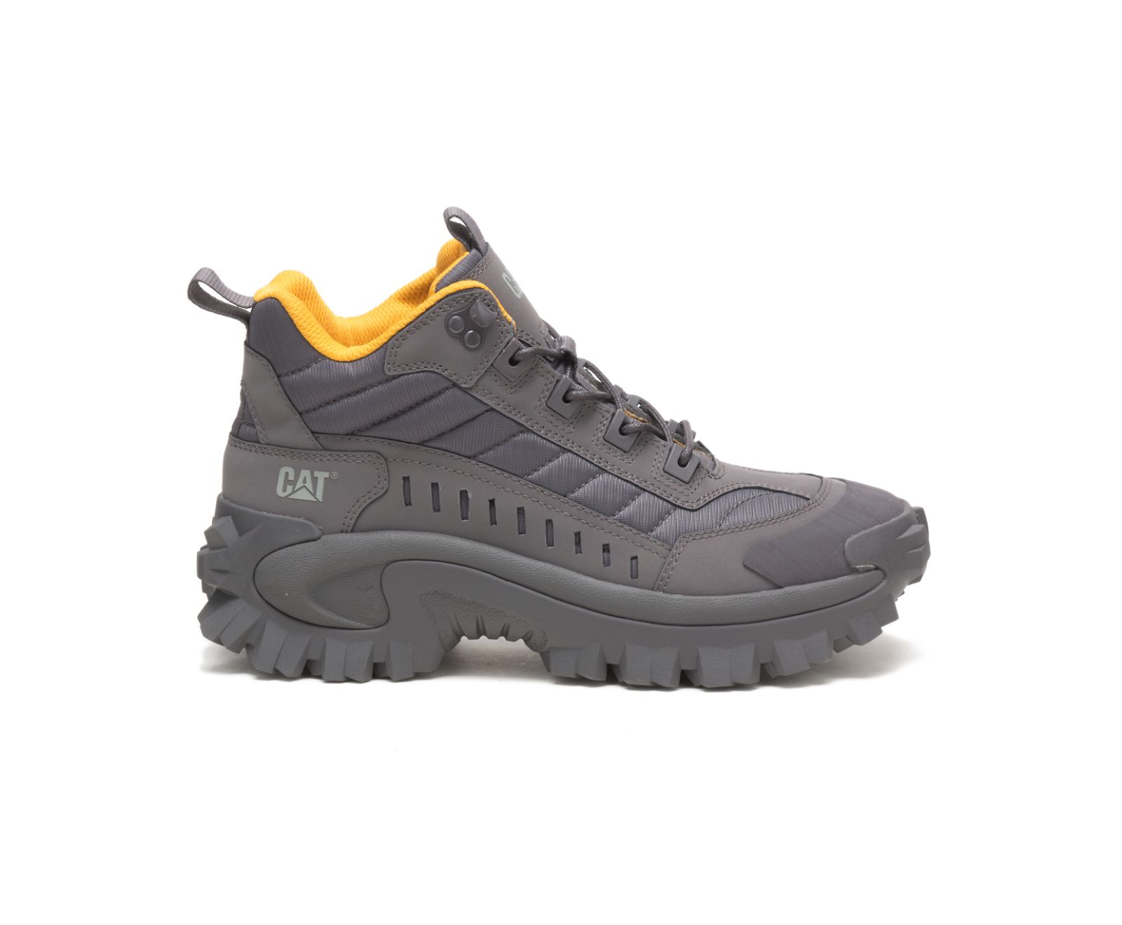 Women's Cat Intruder Mid Shoes Dark Grey | 702HJPXNZ