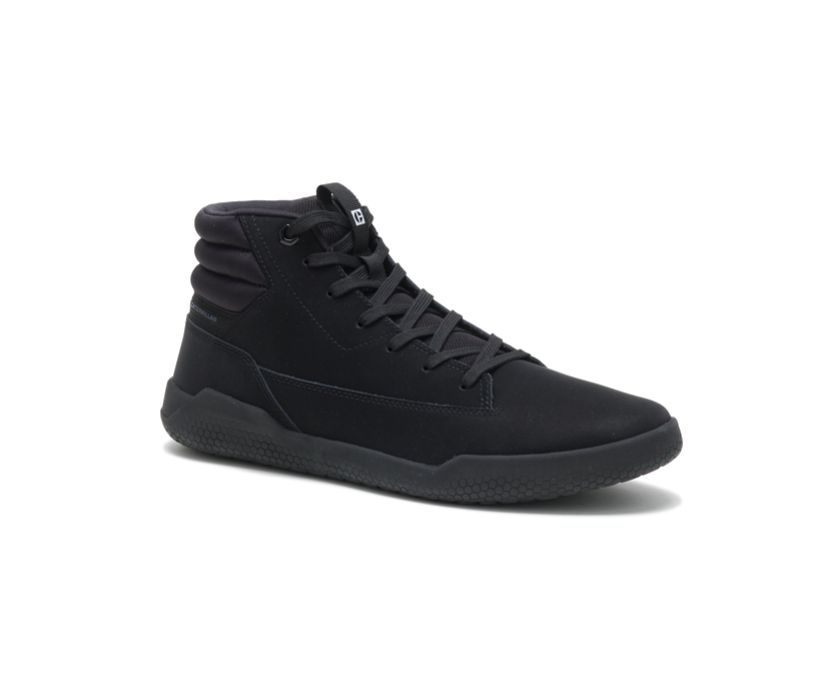 Men's Cat CODE Hex Hi Shoes Black | 645LDXWTI