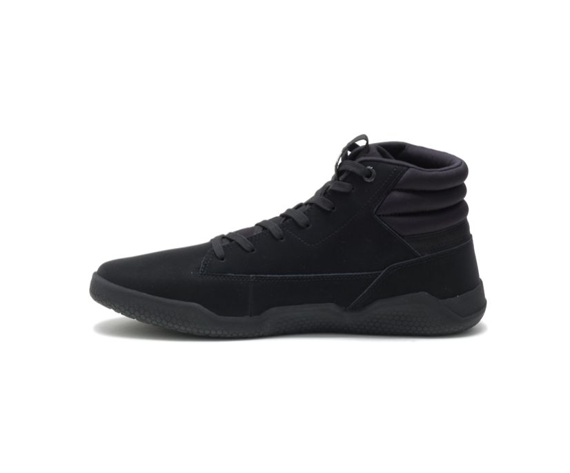 Men's Cat CODE Hex Hi Shoes Black | 645LDXWTI