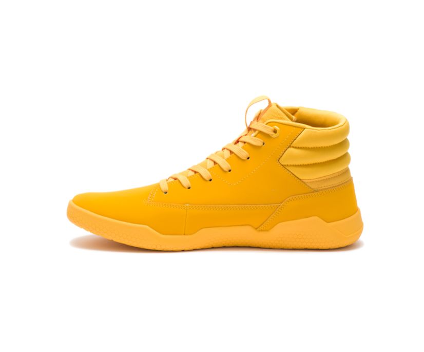 Men's Cat CODE Hex Hi Shoes Yellow | 019FBDKQY