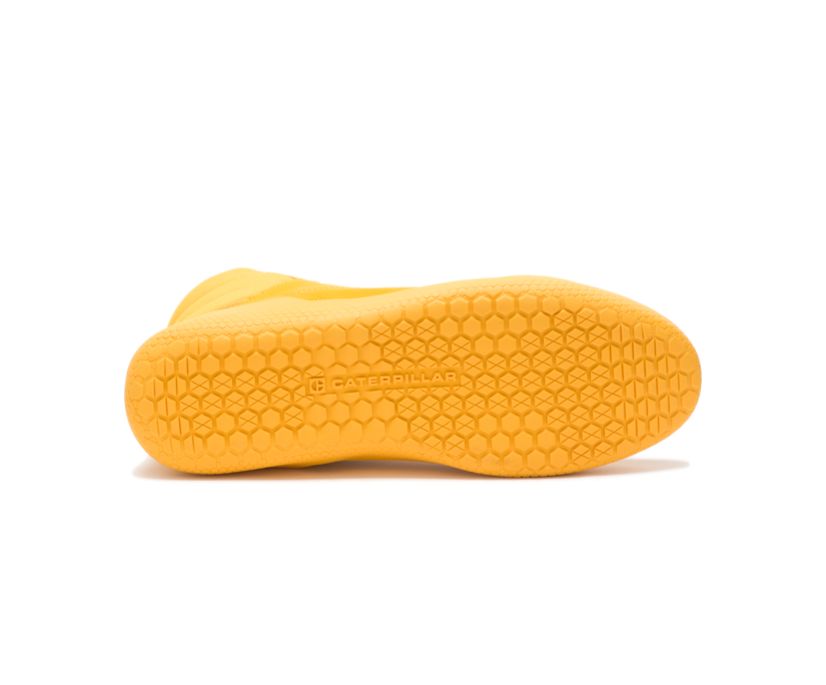 Men's Cat CODE Hex Hi Shoes Yellow | 019FBDKQY