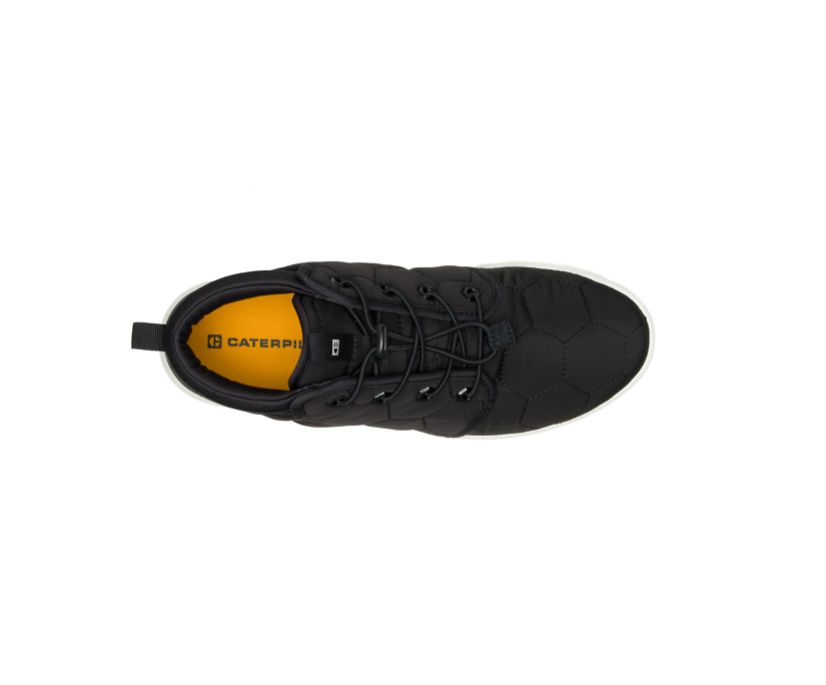 Men's Cat CODE Scout Mid Shoes Black | 195EXZJOY