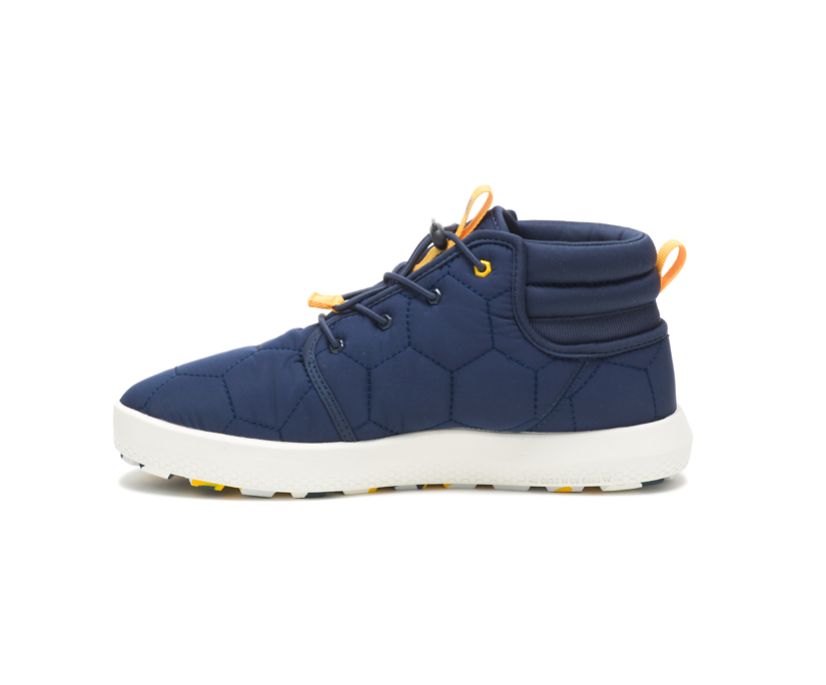 Men's Cat CODE Scout Mid Shoes Blue | 187EYFNTX