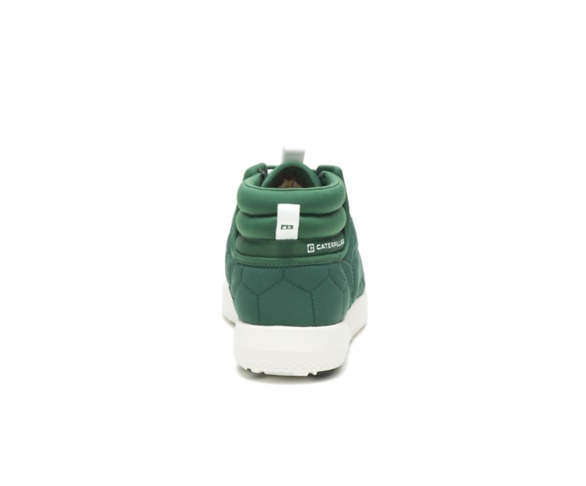 Men's Cat CODE Scout Mid Shoes Green | 014CLWOID