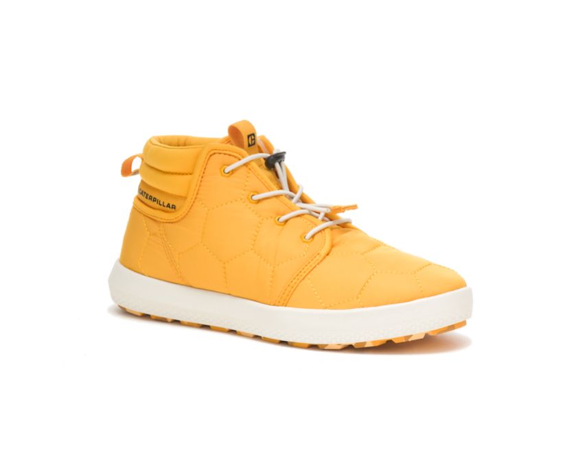 Men's Cat CODE Scout Mid Shoes Yellow | 706OTZKCH