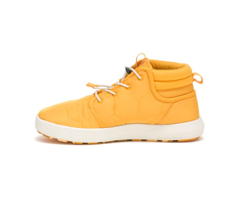 Men's Cat CODE Scout Mid Shoes Yellow | 706OTZKCH