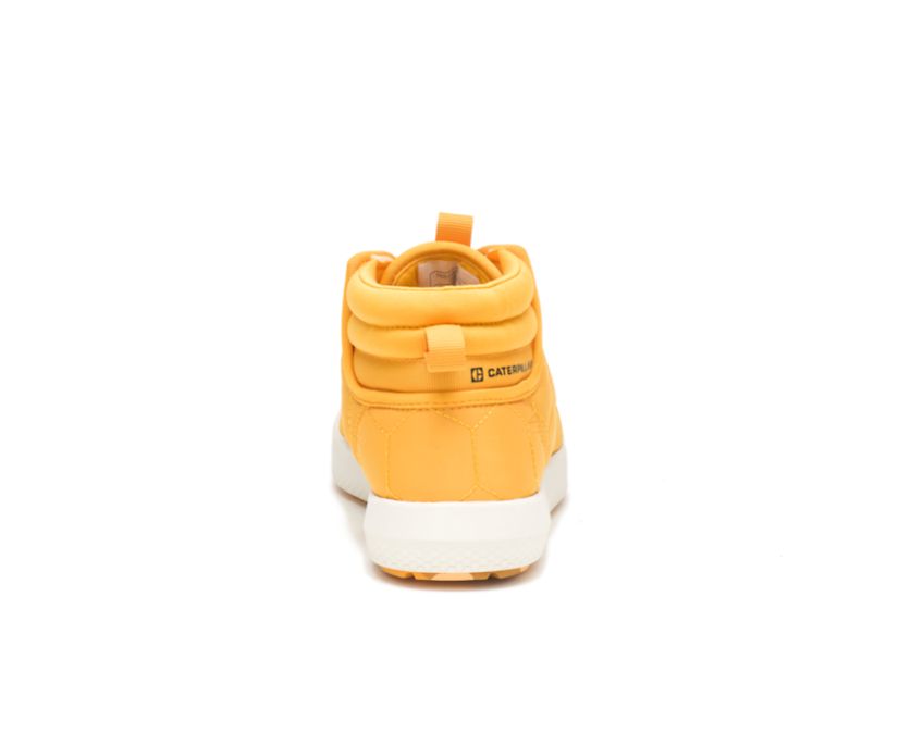 Men's Cat CODE Scout Mid Shoes Yellow | 706OTZKCH