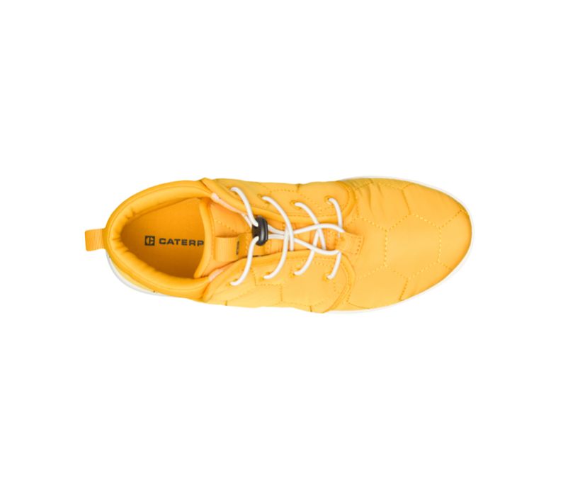 Men's Cat CODE Scout Mid Shoes Yellow | 706OTZKCH