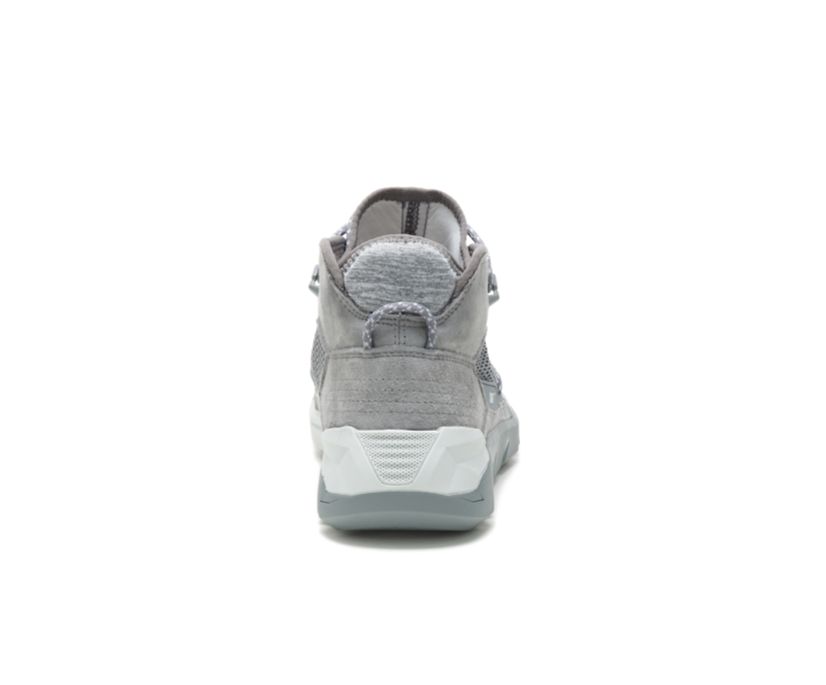 Men's Cat Crail Mid Shoes Grey | 601VHGZBW