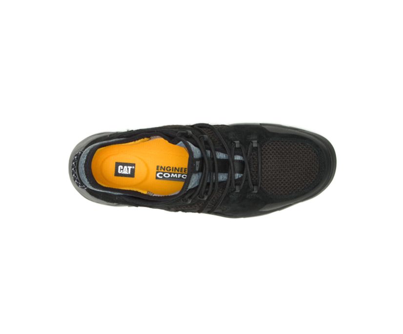 Men's Cat Crail Shoes Black | 123GTKNIP