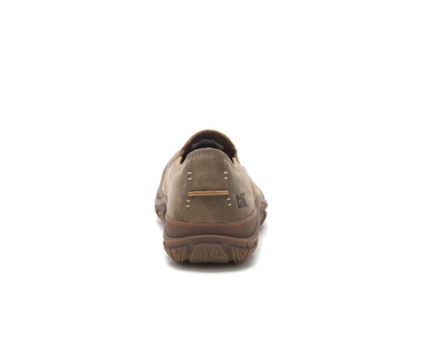 Men's Cat Fused Slip On Shoes Brown | 048BMAVFX