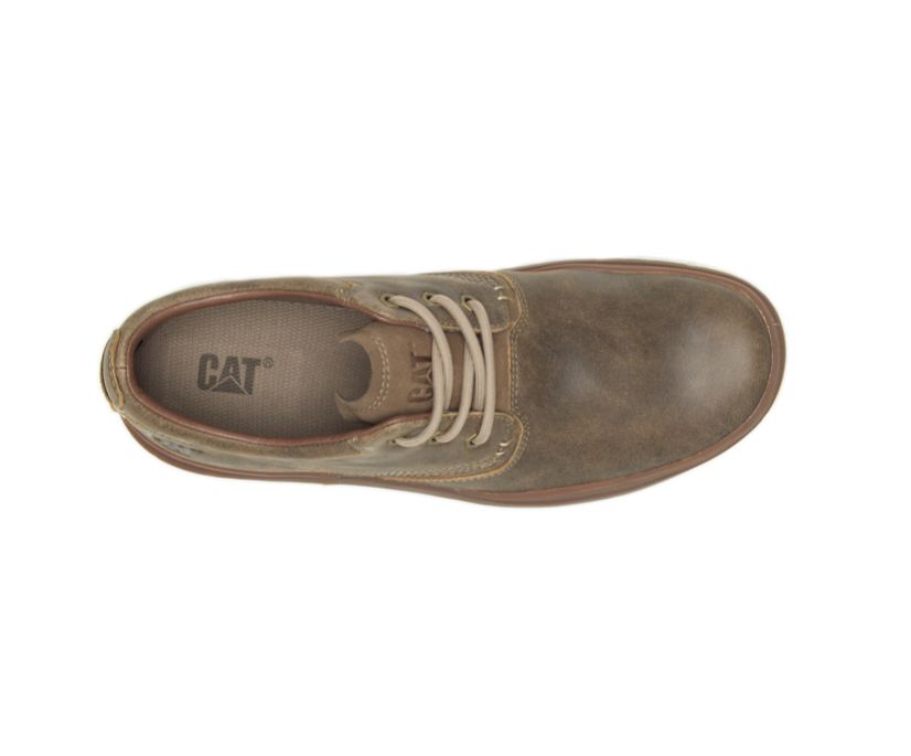 Men's Cat Fused Tri Shoes Grey Brown | 076MQFIBE