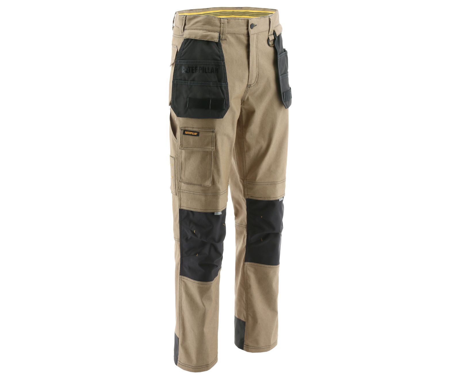 Men\'s Cat H2O Defender Pants Dark Brown | 190DAZTPS