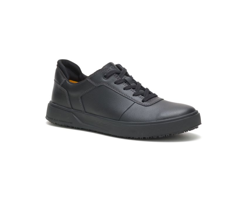 Men's Cat ProRush SR+ Oxford Shoes Black | 407KTGAQR