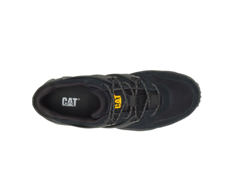 Men's Cat Reactor Shoes Black | 042GRVTJX