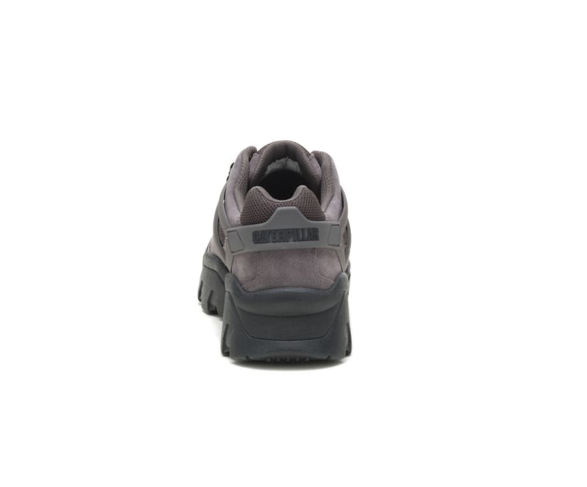 Men's Cat Reactor Shoes Dark Grey | 437DKCHSI