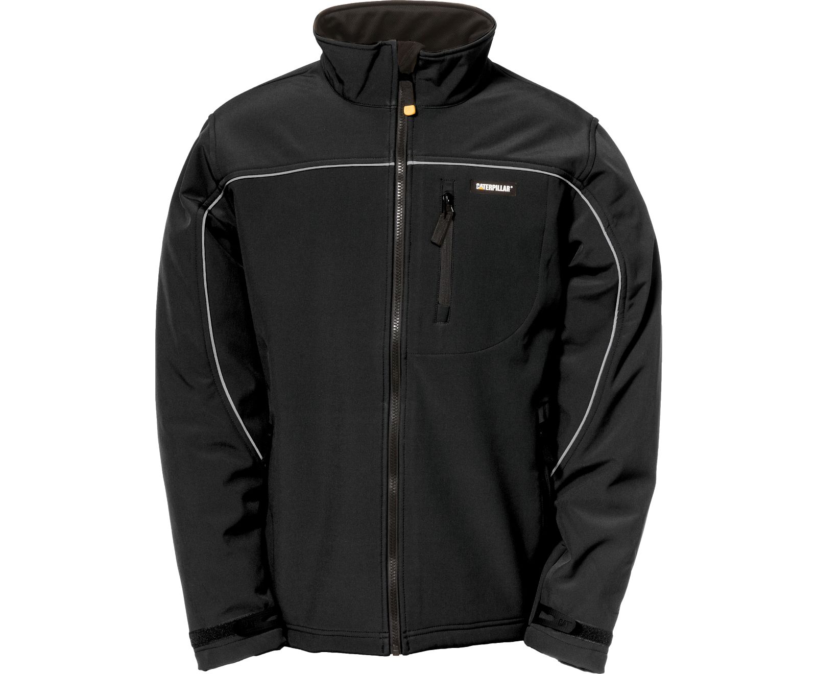 Men\'s Cat Soft Shell Jackets Black | 875ULKGXJ