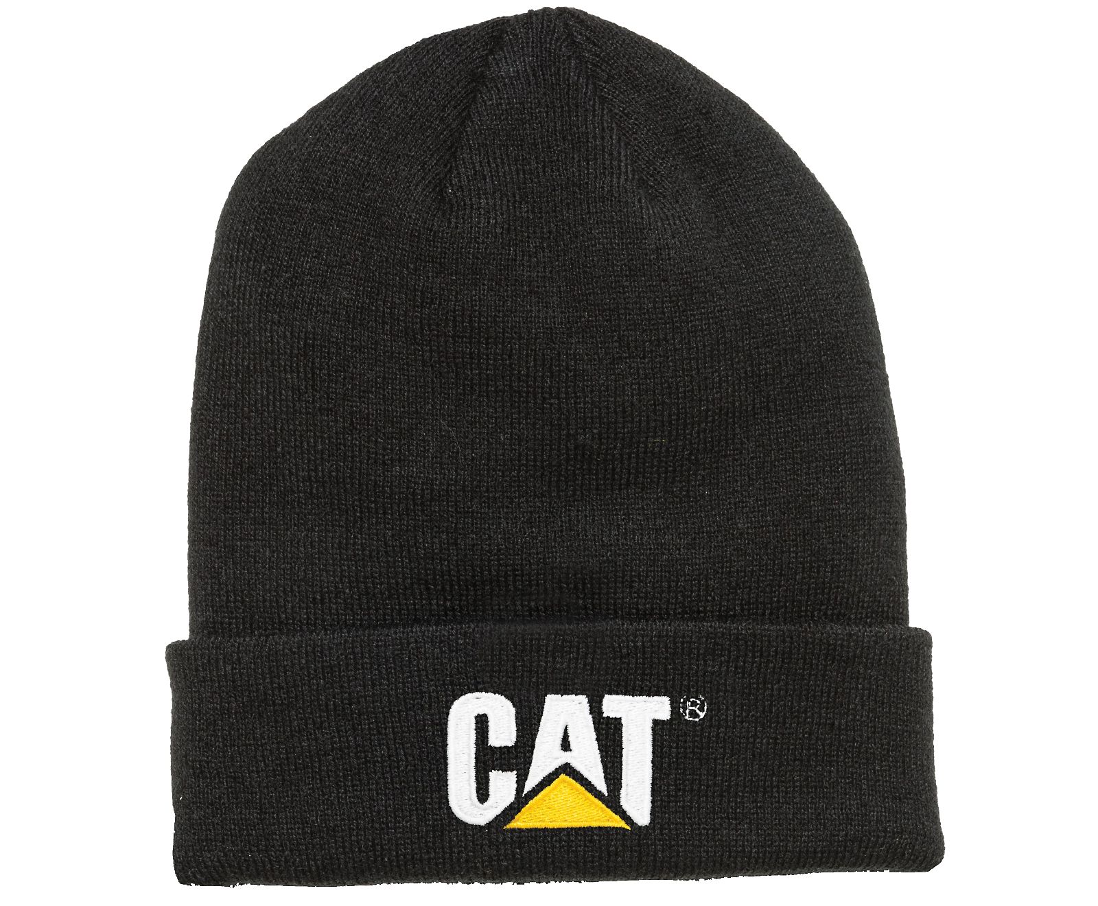 Men\'s Cat Trademark Cuff Beanie Black | 650ROYMIS