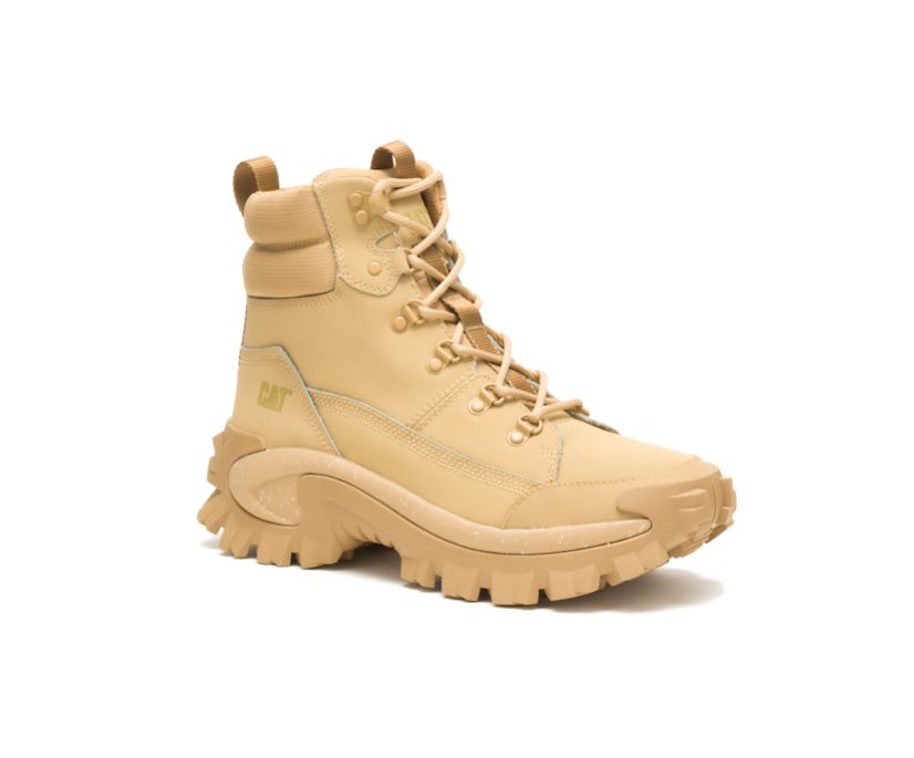 Men's Cat Trespass Boots Deep Yellow | 578WFAXKU