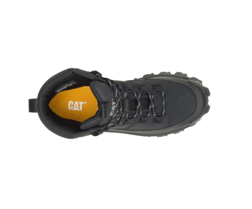 Men's Cat Trespass Galosh Waterproof Shoes Black | 973HMBVQX