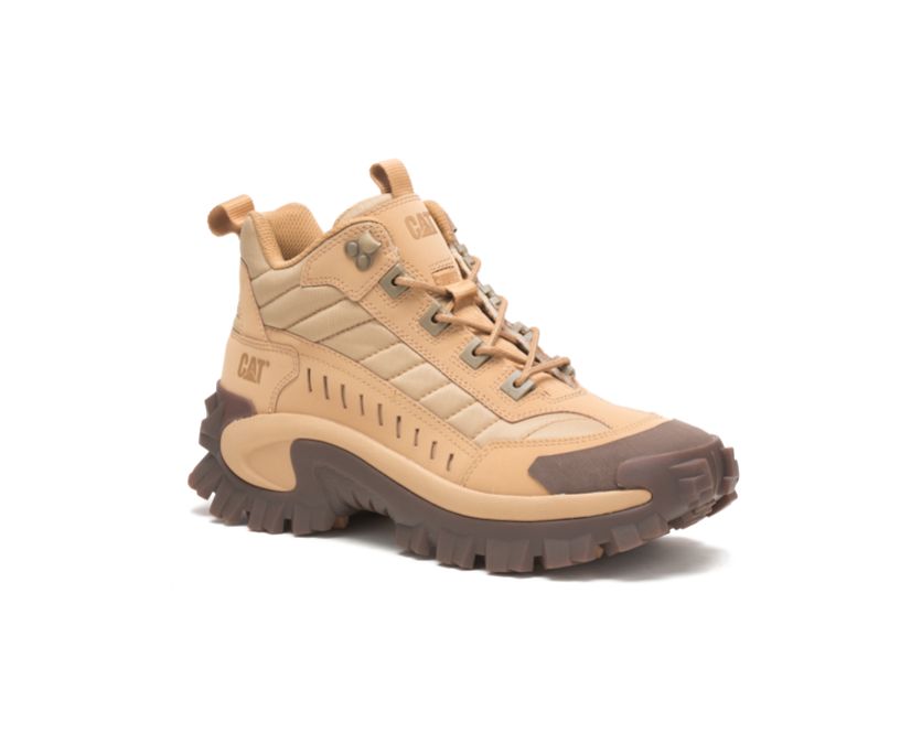 Women's Cat Intruder Mid Shoes Khaki | 274RWJNDQ