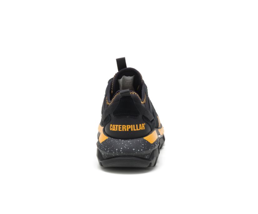 Women's Cat Raider Sport Shoes Black / Yellow | 690LSMEUG